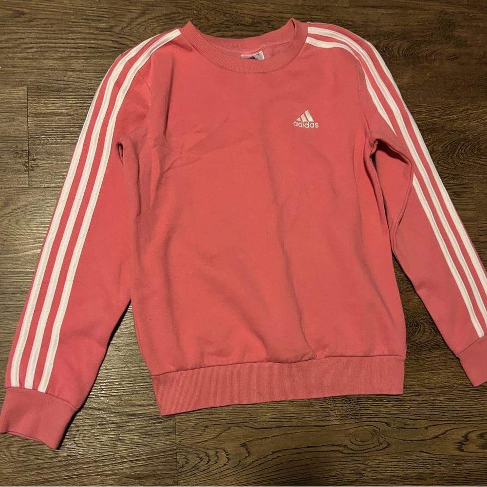 NWOT: Pink Adidas Pullover Sweatshirt